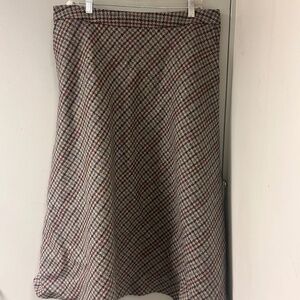 Stylish A-Line Skirt in Pink and Black